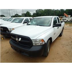 2015 DODGE RAM 1500 PICK UP, VIN/SN:1C6RR6FGCF5668546 - EXT CAB, V8 GAS ENGINE, A/T, ODOMETER READIN