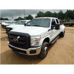 2016 FORD F350 PICKUP, VIN/SN:1FT8W3DT3GED21373 - 4X4, DUALLY, CREW CAB, POWERSTROKE DIESEL, A/T, OD