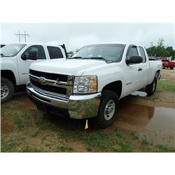 2010 CHEVROLET 2500HD PICKUP, VIN/SN:1GC5CVBG0AZ181599 - EXT CAB, VORTEC V8 GAS ENGINE, A/T, ODOMETE
