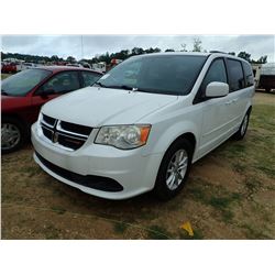 2013 DODGE GRAND CARAVAN VAN, VIN/SN:2C4RDGCG8DR814437 - GAS ENGINE, A/T, ODOMETER READING 31,686 MI