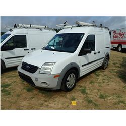 2012 FORD TRANSIT CONNECT CARGO VAN, VIN/SN:NM0LS7AN5CT084827 - PROPANE ENGINE, A /T, ODOMETER READI