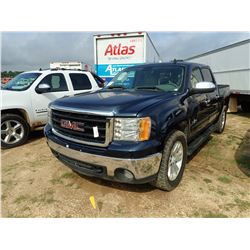2008 GMC SIERRA PICKUP, VIN/SN:81219305 - TEXAS EDITION, CREW CAB, A/T, ODOMETER READING 131,248 MIL