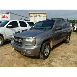 2009 CHEVROLET TRAIL BLAZER VIN/SN:1GNDS33S392117297 - V6 GAS, A/T, ODOMETER READING 124,796 MILES (