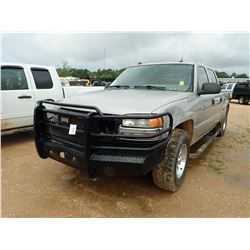 2005 GMC PICKUP, VIN/SN:2GTEK13TX51266679 - 4X4, EXT CAB, V8 GAS ENGINE, A/T, ODOMETER READING 231,5