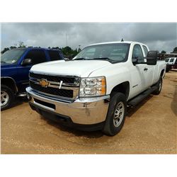 2013 CHEVROLET 2500HD PICKUP, VIN/SN:1GC2CVEG5DZ142865 - EXT CAB, V8 GAS ENGINE, A/T, ODOMETER READI