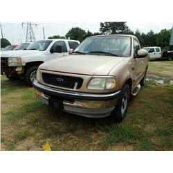 1997 FORD F150 PICK UP, VIN/SN:1FTDF17W6VNA51111 - V8 GAS ENGINE, A/T, ODOMETER READING 139,400 MILE