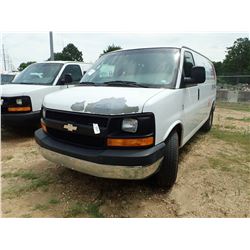 2008 CHEVROLET EXPRESS CARGO VAN, VIN/SN:1GCFG15XX81226490 - V6 GAS ENGINE, A/T, ODOMETER READING 25