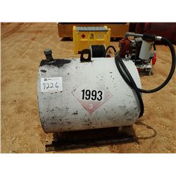 FUEL STORAGE TANK W/ PUMP & NOZZLE (B-7) (COUNTY OWNED)