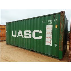 20' STEEL SHIPPING CONTAINER (B-9)
