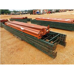 PALLET SUPPORT RAILS W/ UPRIGHTS (B-9)