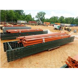 PALLET SUPPORT RAILS W/ UPRIGHTS (B-9)