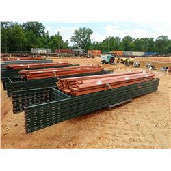 PALLET SUPPORT RAILS W/ UPRIGHTS (B-9)