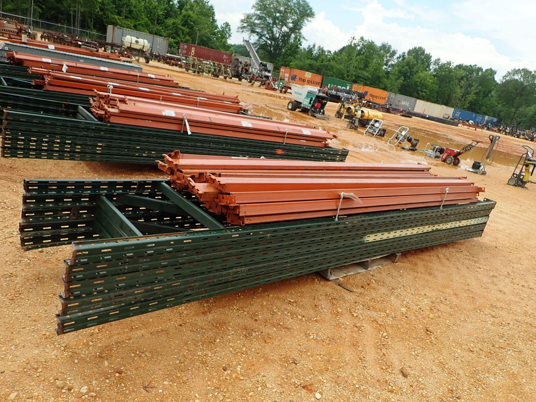 Pallet Side Rails PALLET SUPPORT RAILS W/ UPRIGHTS (B-9)