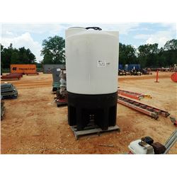 500 GAL PLASTIC TANK W/CONE BOTTOM (B-9)