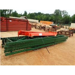 PALLET RACK W/SUPPORT POSTS (B-9)