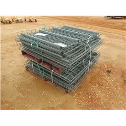 (21) WIRE SHELVES, FITS PALLET RACKS (B-9)