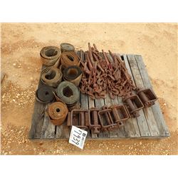 (1) PALLET BINDER/ STRAPS (B-9)