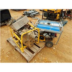 BARTELL GENERATOR & WACKER WATER PUMP (PARTS ONLY) (B-9)