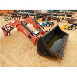 MASSEY FERGUSON 940 LOADER BUCKET W/ARMS, FITS 400, 500, 600 SERIES FARM TRACTOR (C-3)