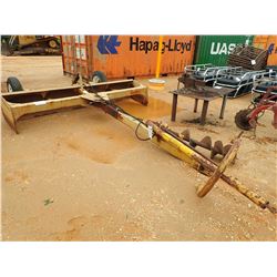 10' DURABILT HYD LANDSCRAPER, PULL TYPE