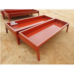 (2) 30" X 90" METAL FEED BUNK (C-4)