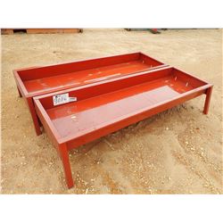 (2) 30" X 90" METAL FEED BUNK (C-4)