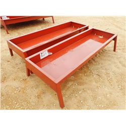 (2) 30" X 90" METAL FEED BUNK (C-4)