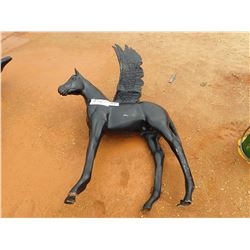 PEGASUS ALUM HORSE W/ BROKEN WING (C-6)