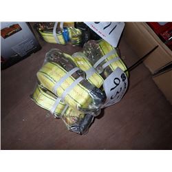 (4) 2" WIDE RATCHET STRAPS (IN CONTAINER)