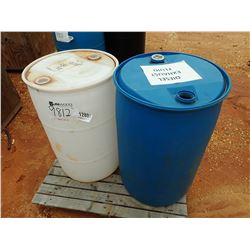 (2) PLASTIC BARRELS (C-8)