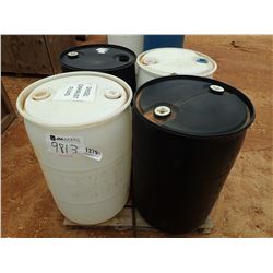 (4) PLASTIC BARRELS (C-8)