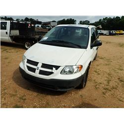 2006 DODGE CARAVAN VIN/SN:1D4GP21E56B515947 - GAS ENGINE, A/T, ODOMETER READING 46,487 MILES