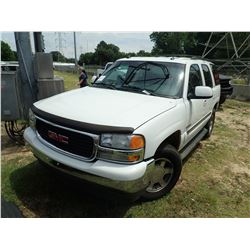 2005 GMC YUKON VIN/SN:1GKECL3Z85J201020 - GAS ENGINE, AT/, ODOMETER READING 241,358 MILES