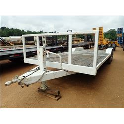 TAG TRAILER, - T/A, 20' LENGTH, 8' WIDTH