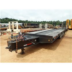 2006 KAUFMAN TAG TRAILER, VIN/SN:15XFH29386L001876 - DUAL TRI-AXLE, 24' LENGTH, 101" WIDTH, DOVETAIL
