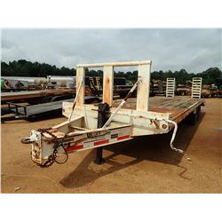 2013 BETTER BUILT TRAILER, VIN/SN:4MNDP272XDI000308 - DUAL TANDEM, 10 TON, 27' DOVETAIL, RAMPS (UTIL