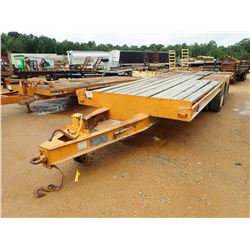 1990 LIDDELL/BIRMINGHAM 820 TAG TRAILER, VIN/SN:1171C3128LAB01358 - DUAL TANDEM, 20 TON, 20' LENGTH,