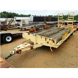TAG TRAILER, VIN/SN:T903213 - T/A, 15' LENGTH, DOVETAIL RAMPS (COUNTY OWNED)