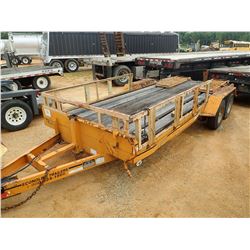 ECONOLINE LP216FF TAG TRAILER, VIN/SN:42FFPAB27W1001327 - T/A, 6 TON, 16' LENGTH, RAMPS (COUNTY OWNE