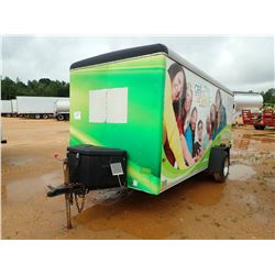 WELLS CARGO ENCLOSED TRAILER, VIN/SN:1WC200F1XV3036502 - 6' X 14', BARN DOORS (UTILITY COMPANY OWNED