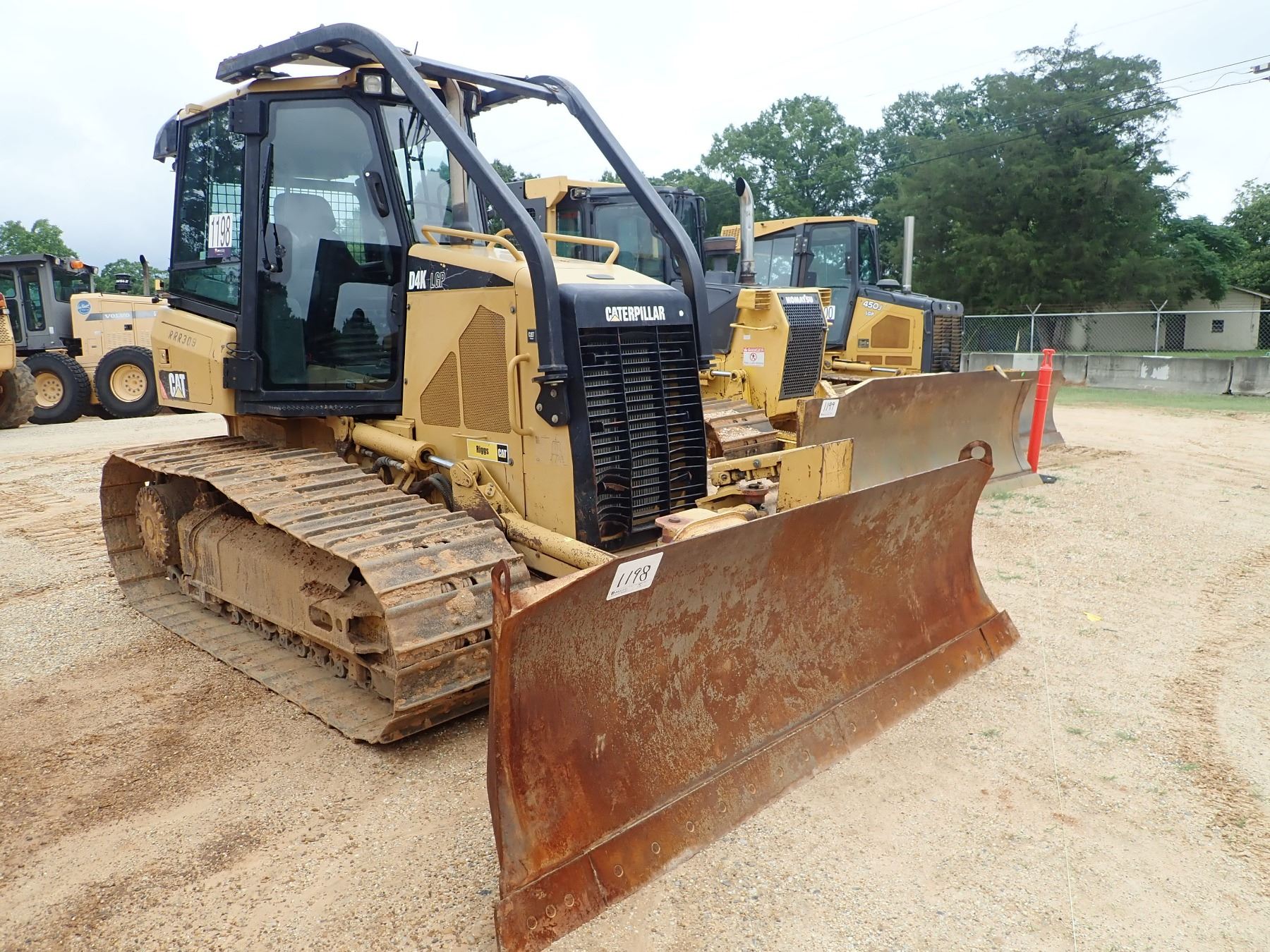 2008 CAT D4K LGP CRAWLER TRACTOR VIN SN RRR00309 6 WAY BLADE RIPPER 2008-cat-d4k-lgp-crawler-tractor-vin-sn-rrr00309-6-way-blade-ripper