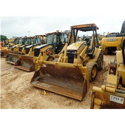 CAT 416C LOADER BACKHOE, VIN/SN:42N00481 - 4X4, MP BUCKET, FORKS, AUX HYD, CANOPY, METER READING 9,5