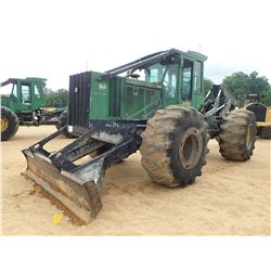 2011 JOHN DEERE 648H SKIDDER, VIN/SN:635663 - GRAPPLE, DUAL ARCH, WINCH, CAB, A/C