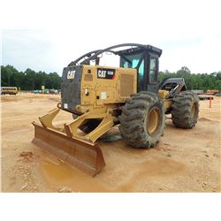 2014 CAT 525D SKIDDER, VIN/SN:GKP00109 - GRAPPLE, SINGLE ARCH, WINCH, CAB, A/C, 30.5L-32 TIRES (ENGI