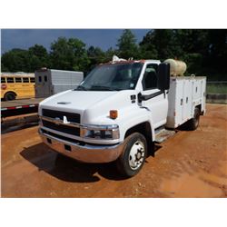 2006 CHEVROLET C5500 MECHANICS TRUCK- - DURAMAX DIESEL ENGINE, A/T, MAINTAINER SERVICE BODY, AIR TAN