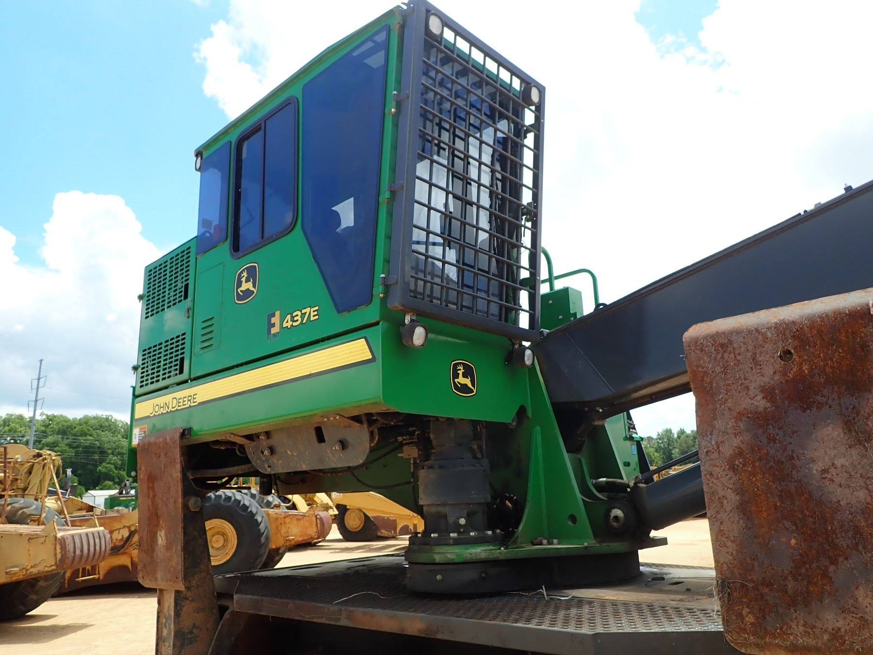 JOHN DEERE 437E LOG LOADER, VIN/SN:292970 - CAB, A/C, CSI 264' ULTRA ...