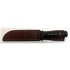 Image 1 : USMC KABAR FIGHTING KNIFE. LEATHER SHEATH.