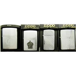 4-2000'S ZIPPO LIGHTERS