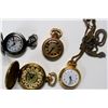 Image 1 : 4 SMALL LADIES POCKETWATCHES (1 MISSING CRYSTAL)