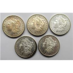 5-1880-S MORGAN SILVER DOLLARS
